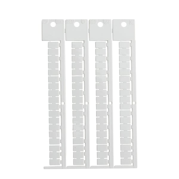 Terminal Block Tag Polycarbonate 10.00 mm H x 6.00 mm W Box of 1008 Pieces, 1008PK